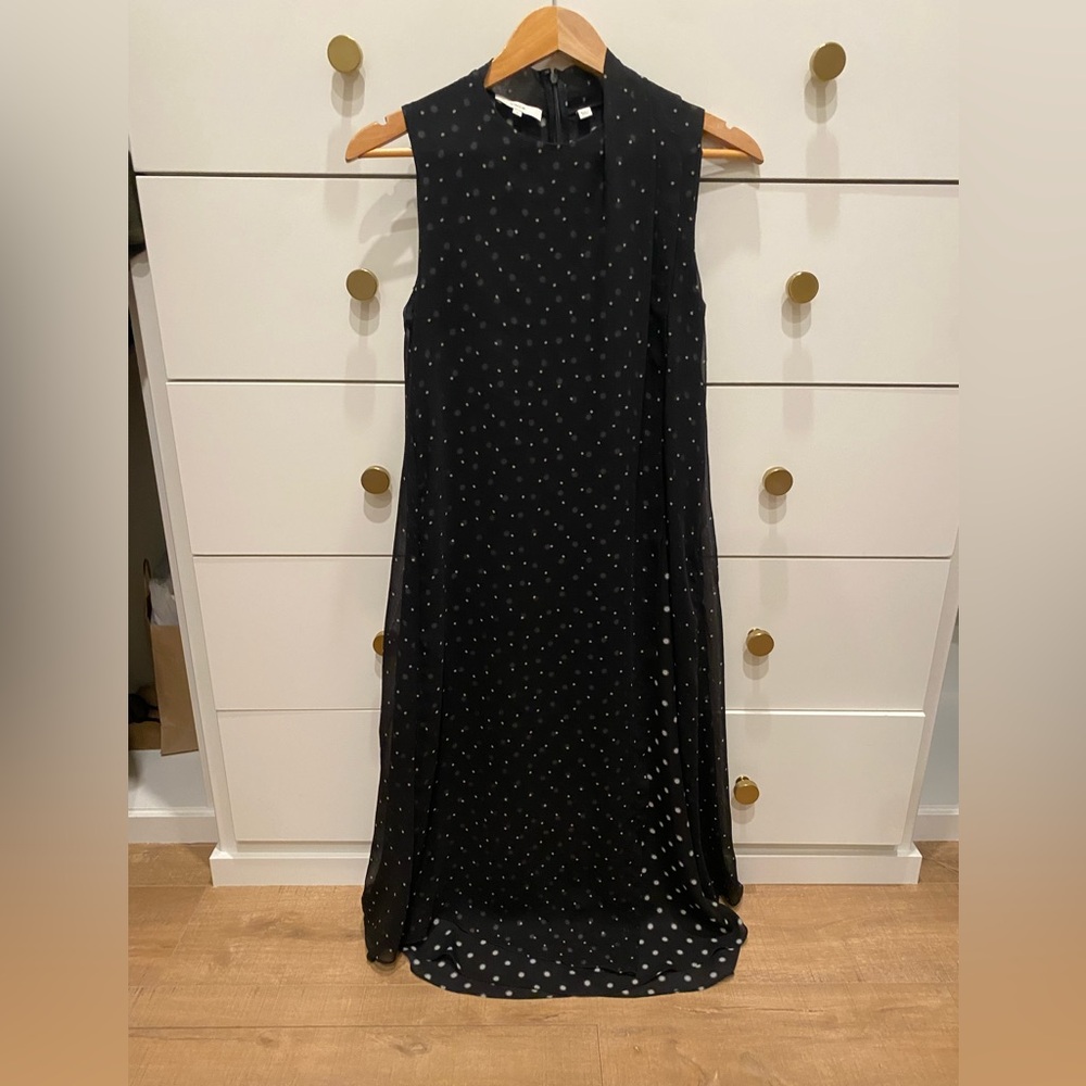 Vince midi short sleeve dress
